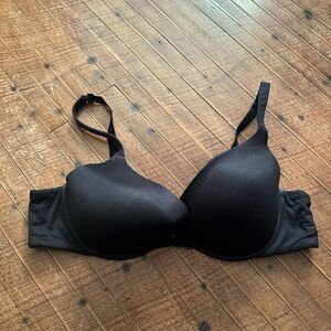 Cacique black satiny full coverage 44C bra